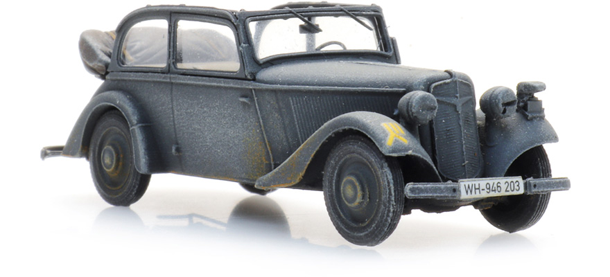 WM Adler Trumpf Junior, gris H0 1:87 Modèle fini en résine, peint Artitec 6870595  