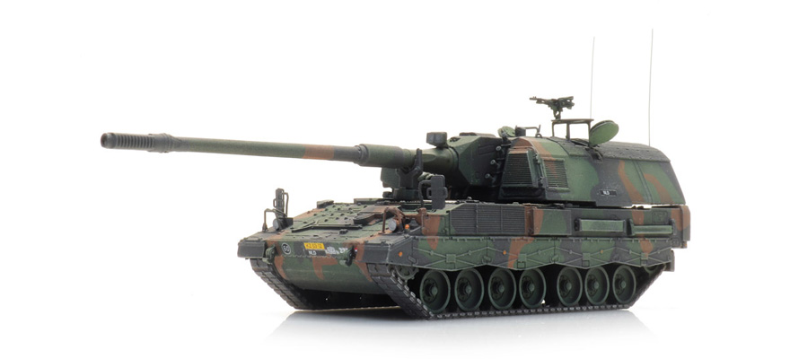 NL obusier blindé 2000 H0 1:87 Modèle fini en résine, peint Artitec 6870666  