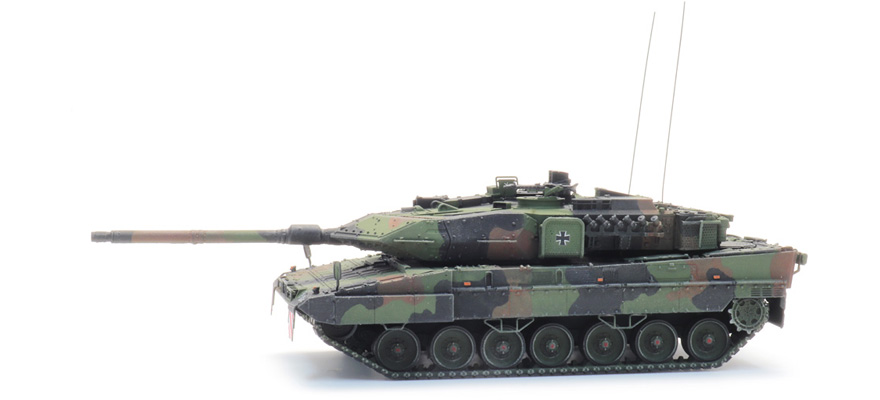 BRD Léopard 2A7 Tache H0 1:87 Modèle fini en résine, peint Artitec 6870670  