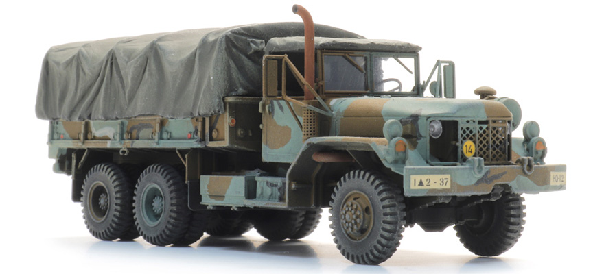 [Artitec 6870703  ] US M813A1 Camion cargo MERDC H0 1:87 Modèle fini en résine, peint Artitec 6870703  