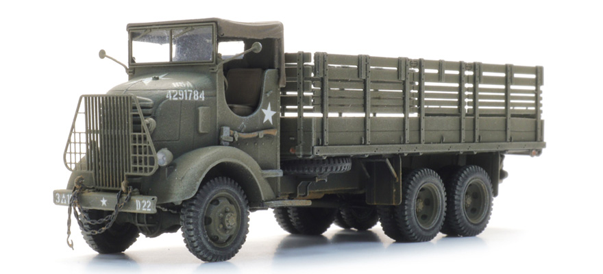 [Artitec 6870734  ] US GMC AFKWX US Army H0 1:87 Modèle fini en résine, peint Artitec 6870734  