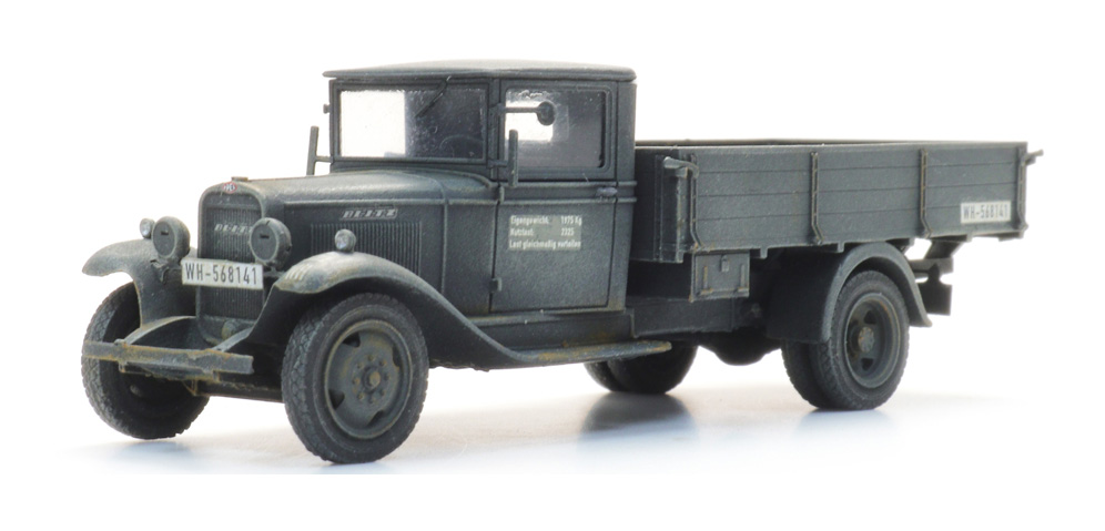 [Artitec 6870735  ] WM Opel Blitz 6 gris H0 1:87 Modèle fini en résine, peint Artitec 6870735  