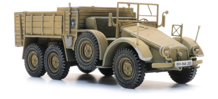 [Artitec 6870739  ] WM Krupp-Protze, corps d'armée africain H0 1:87 Modèle fini en résine, peint Artitec 6870739  