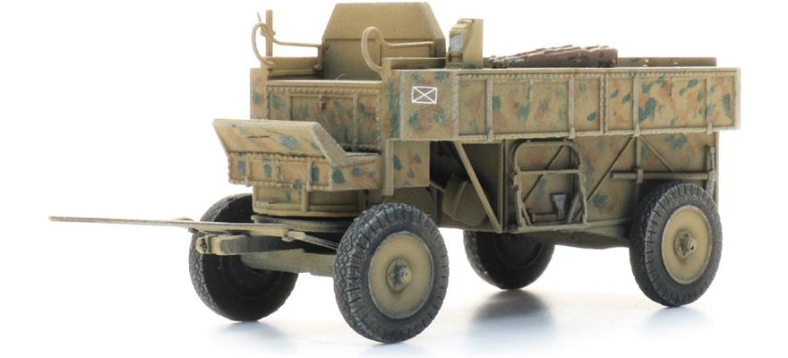 WM HF.7 Camion de campagne en acier Camouflage pour camion H0 1:87 Modèle fini en résine, peint Artitec 6870741  