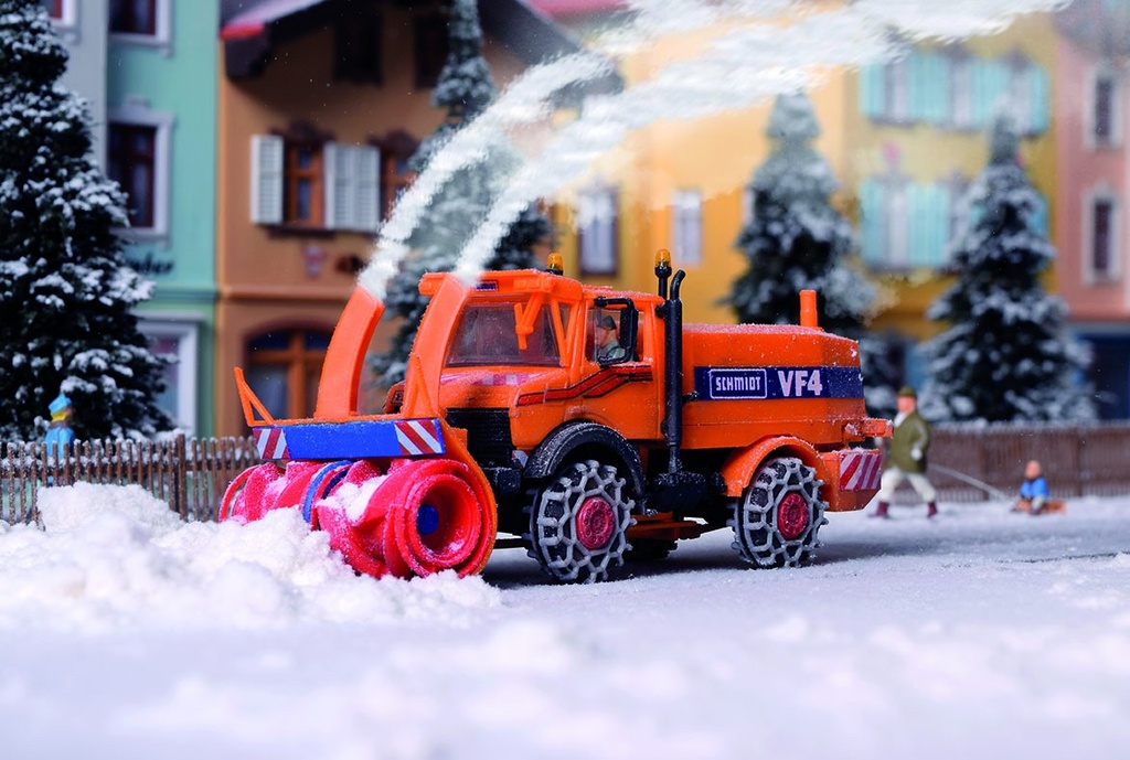 Kibri 15011 H0 Unimog Schneefraese m.Wint