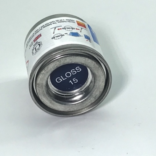 Humbrol 481015 Nr. 15 Mitternachtsblau, glaen