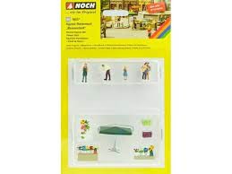 noch 16227 ScÃ¨ne de marchÃ©, marchand de fleurs - HO 1/87