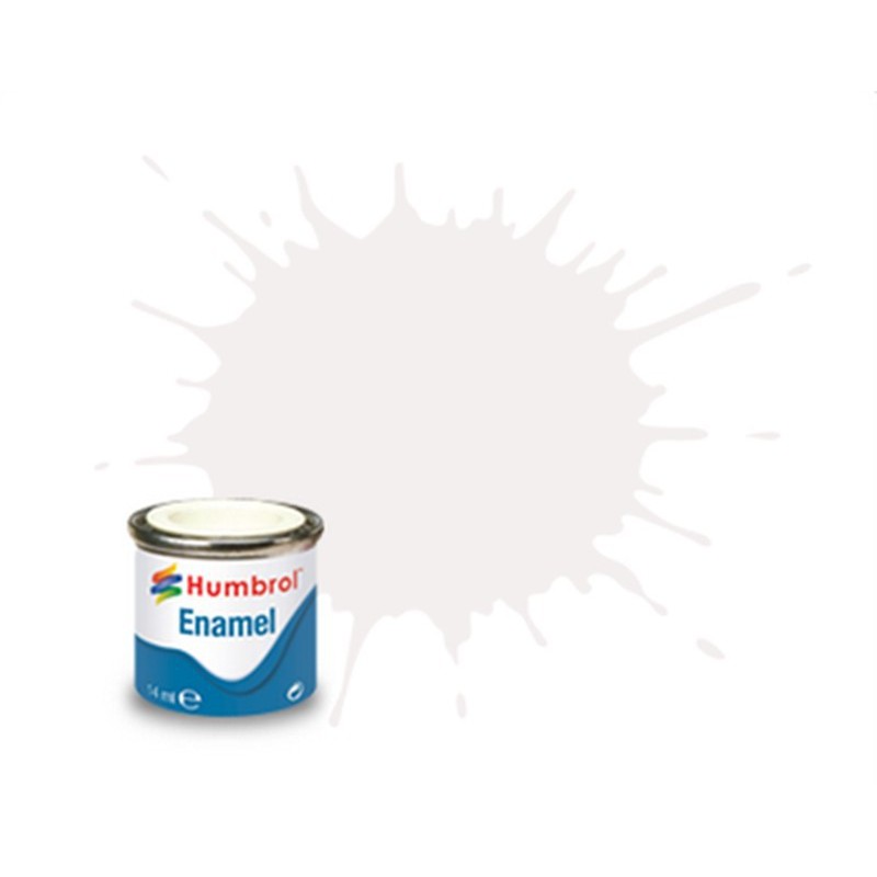 Humbrol 481022 Nr. 22 Weiss, glaenzend, 14 ml