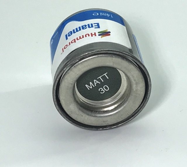 Humbrol 481030 Nr. 30 Dunkelgruen, matt, 14 m