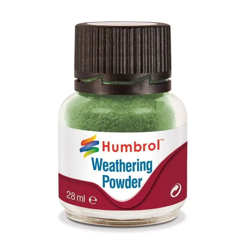 HUMBROL AV0005 PIGMENTS - WEATHERING POWDER CHROME OXIDE GREEN 28ML