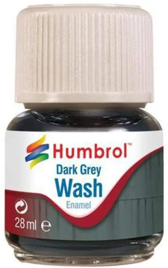 Humbrol AV0204 Lavis Enamel Gris Foncé - 28ml
