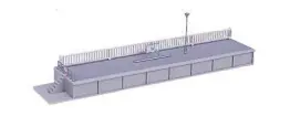 Kato 7074924 Quai  Type 1 200 x 42 mm pour Gare de Bergland ou autre