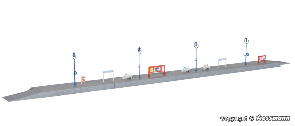 Kibri 37752 N Bahnsteig Sommerrain