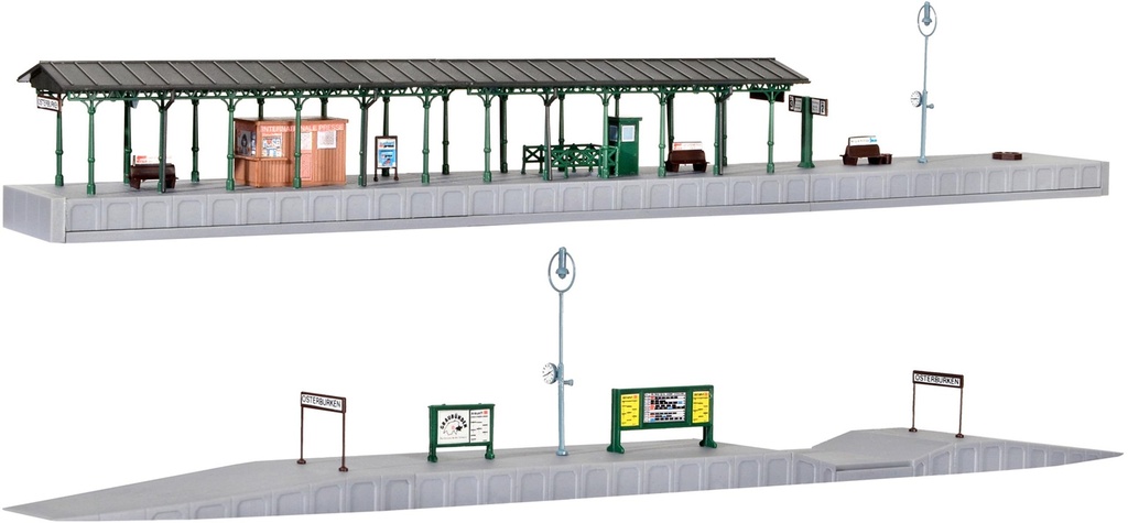 Kibri 37759 N Bahnsteig Osterburken