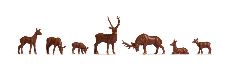 Noch HO 18211   Cerfs et biches