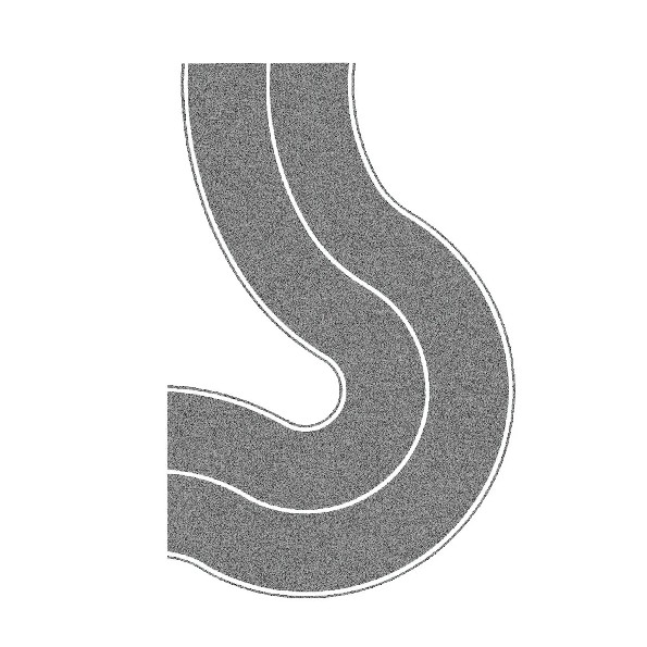 Noch 60710   Grande Route Gris, Virage