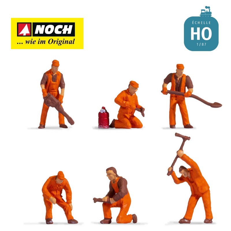 Noch HO 18012  Agents de travail sur la voie