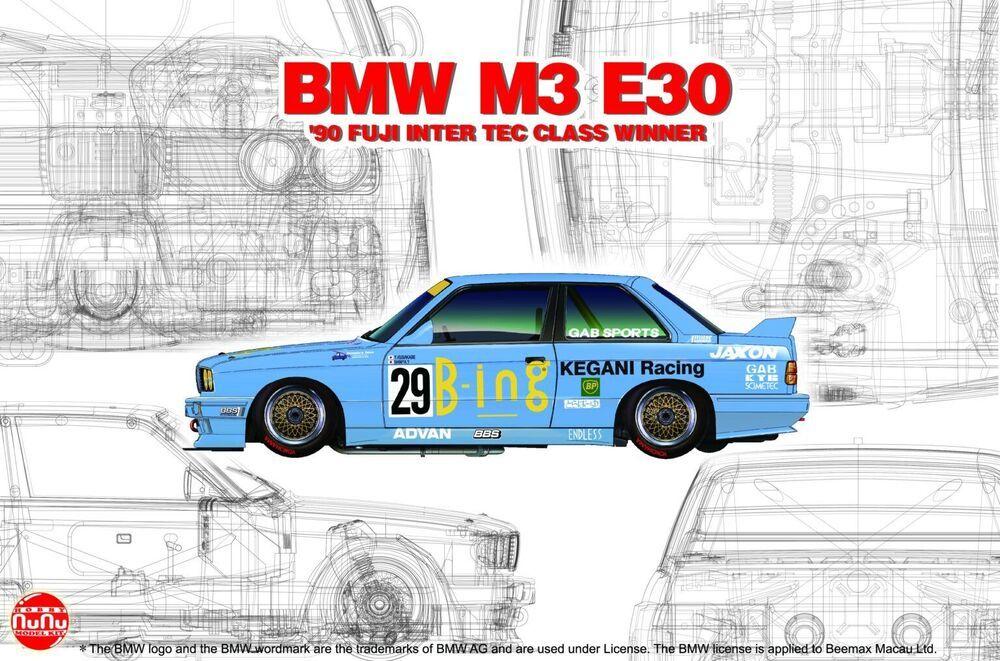 NUNU BMW M3 E30 Gr. A 1990 Fuji InterTEC Class Winner 1/24