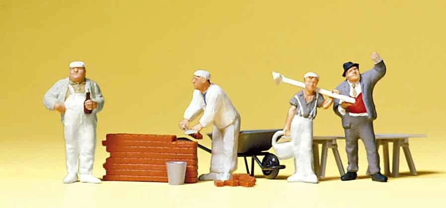 [Preiser 10251] Preiser 10251 MACONS ET ACCESSOIRES