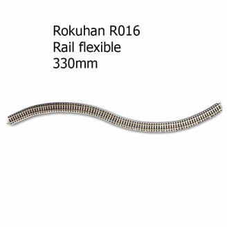 ROKUHAN Noch 7297016 Rail flexible avec ballast 330 mm, voie Z