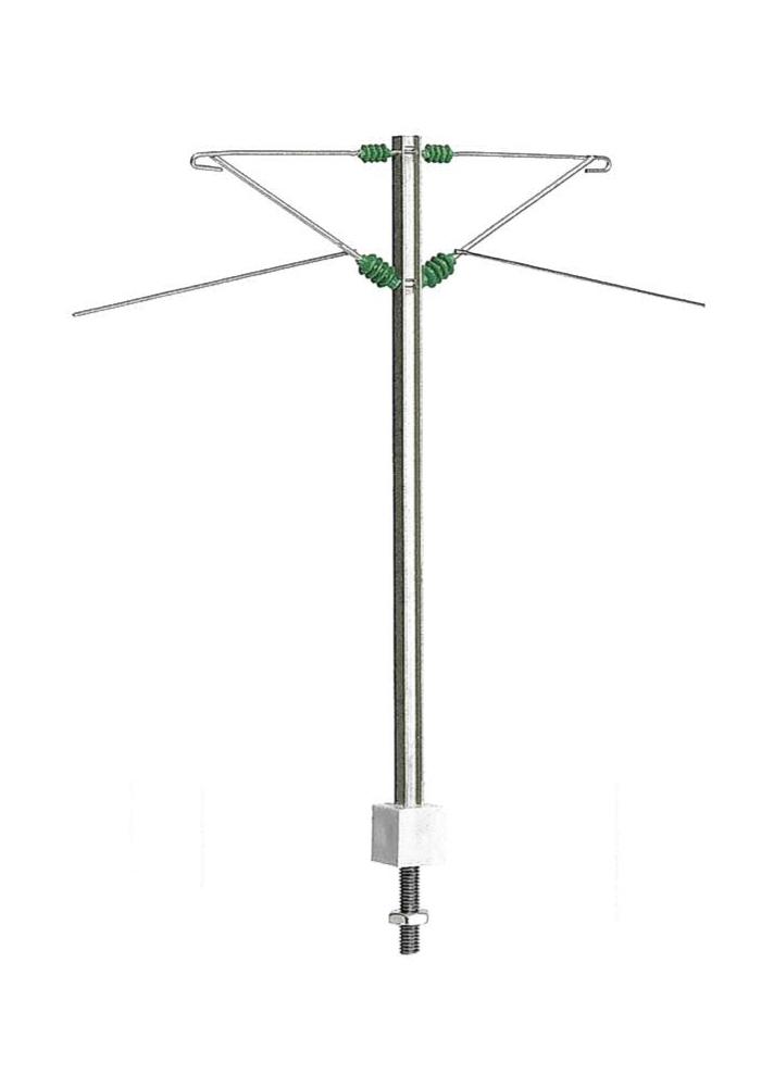 [12145] Sommerfeldt  118 H0 H-Profil-Mittelmast 57 mm, Gleisabstand MÃ¤rklin