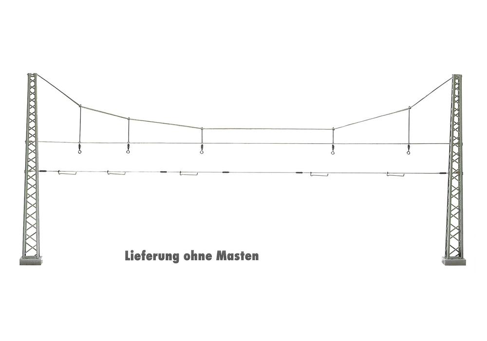 [12183] Sommerfeldt  161 H0 Profi-Quertragwerk, 0,7mm, Bausatz,o.Masten