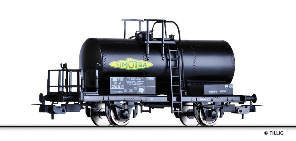 Tillig 76654 Wagon citerne de la SNCF SIMOTRA époque III