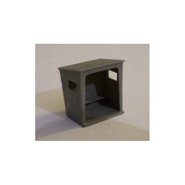 TJ-1131 - Abribus béton, petit TJ-Modèles