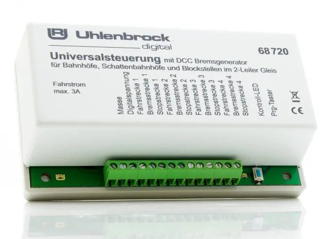 Uhlenbrock 68720 voie Neutral Commande universelle pour voie 2 fils (générateur de freinage DCC)