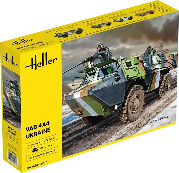 VAB 4X4 UKRAINE 1/35   Heller 52329