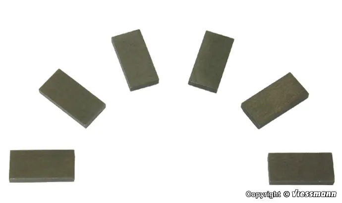 Viessmann 6841 Fahrzeugmagnete 6 St.