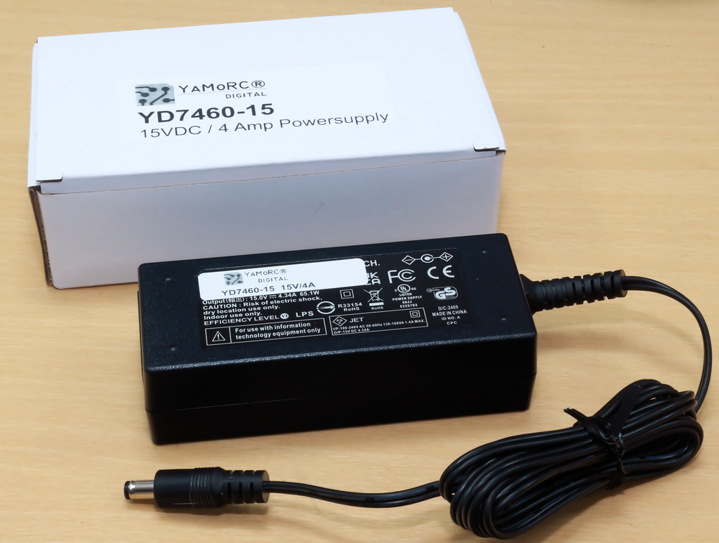 [YaMoRC YD7460-15] Bloc d'alimentation 15V / 4A  YaMoRC YD7460-15
