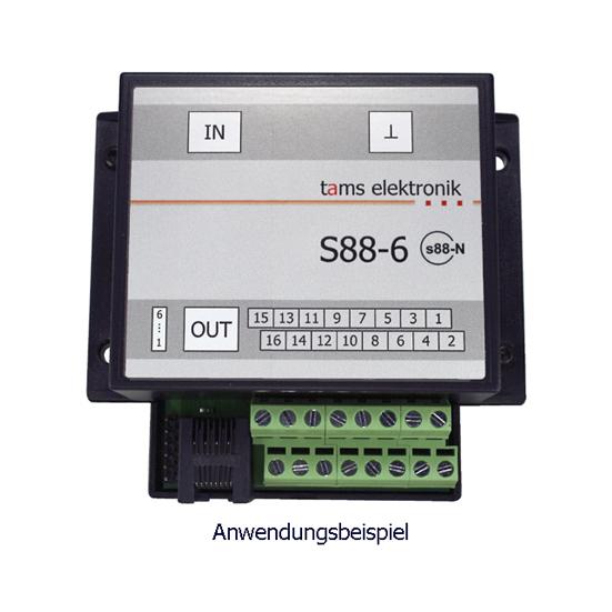 Boîtier pour S88-6 Tams Elektronik 44-01608-01 