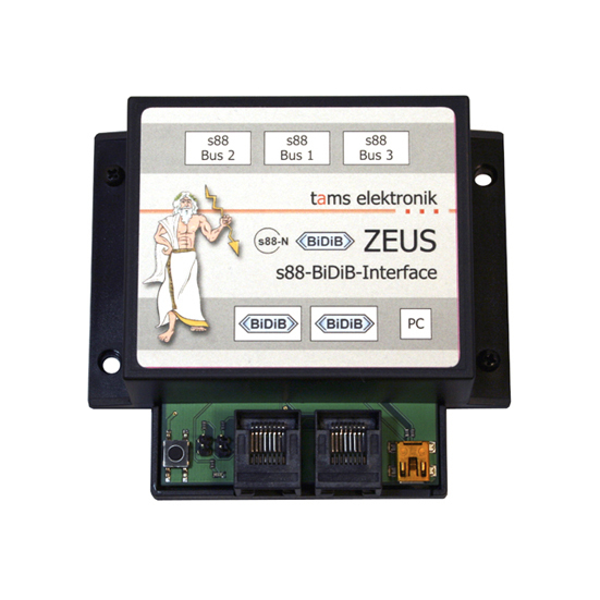 Interface ZEUS RailCom S88-BiDiB-Link,  Tams Elektronik 44-05107-01 