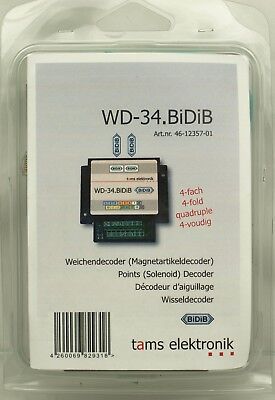 [46-12356-01] WD-34.BiDiB, module prêt à l'emploi Tams Elektronik 46-12356-01 