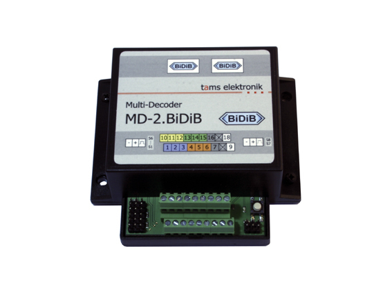 Multi-décodeur MD-2.BiDiB, appareil prêt à l'emploi Tams Elektronik 46-13127-01 