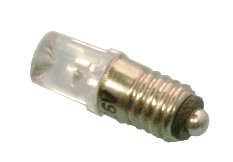 Ampoules LED 5 mm "Cylindre", blanc chaud, culot fileté E5.5, 16-22 V lot de 2 pièces Tams Elektronik 81-40321-02 