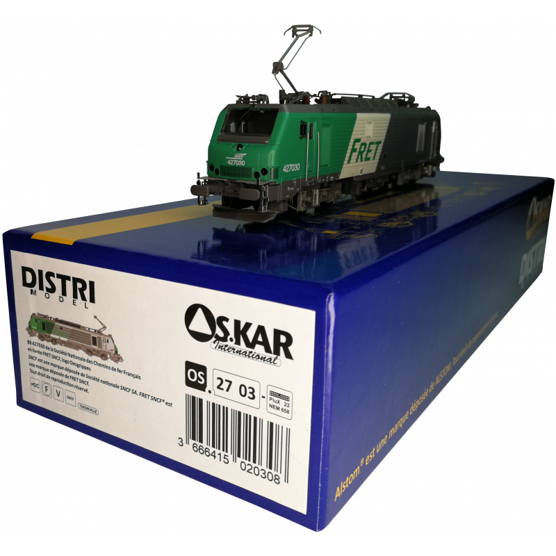 BB 427030 FRET SNCF Ep V logo Desgrippes OsKar International OS.kar 2703