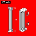 Pieds hauteur 80 mm pour plateaux supérieurs 6 pièces  HCT9560-2SA I-Track France 
