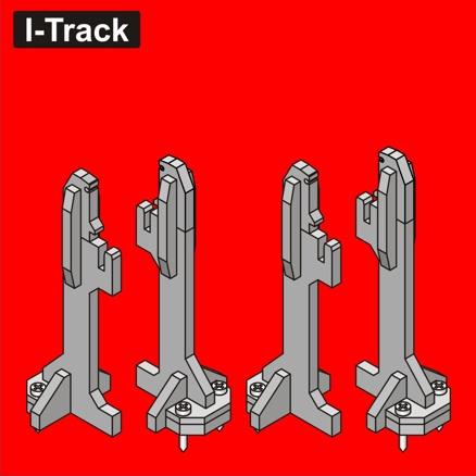 Supports pour segments de transition supérieurs  360° Rondela  HCT9692 I-Track France 