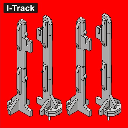 Supports pour segments de transition supérieurs de Rondela / HCT9692B I-Track France 
