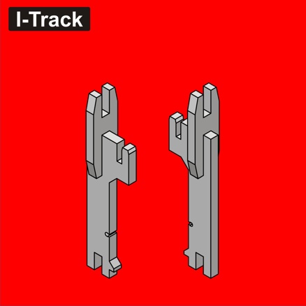TT Extension pour pieds 71mm+ accouplement 4 pcs HCT9740B I-Track France 