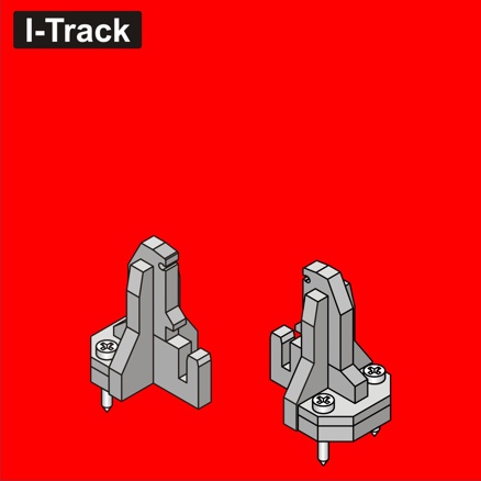 Pieds pour Rondela ou pour Segment - n°1 - 12 pcs   HCT9970-01 I-Track France 