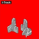 Pieds pour Rondela ou pour Segment - n°2 - 12 pcs   HCT9970-02 I-Track France 