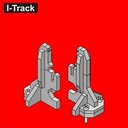 Pieds pour Rondela ou pour Segment - n°5 - 12 pcs   HCT9970-05 I-Track France 