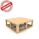 Module prêt à assembler Easy fit en  contreplaqué découpé laser  50 x 50 x 16 cm HCT9801Z I-Track France 