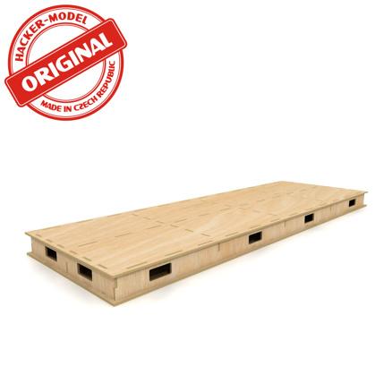 Module ép. 6 cm Dim 120x40x6 cm prêt à assembler Easy fit en contreplaqué découpé laser HCT9820A I-Track France 