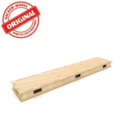 Module ép. 6 cm prêt à assembler Easy fit en contreplaqué découpé laser  - 100x20x6 cm HCT9820J I-Track France 