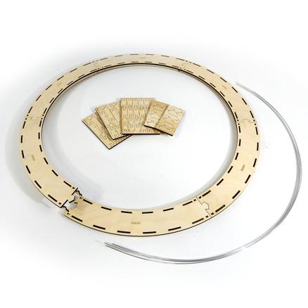 Rondela-R 358mm  360° voie unique, cercle intermédiaire HCT9672R3A I-Track France 