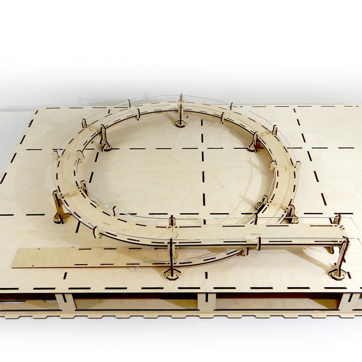 Rondela-419,6mm, 360° voie unique, cercle de base HCT9673R3 I-Track France 
